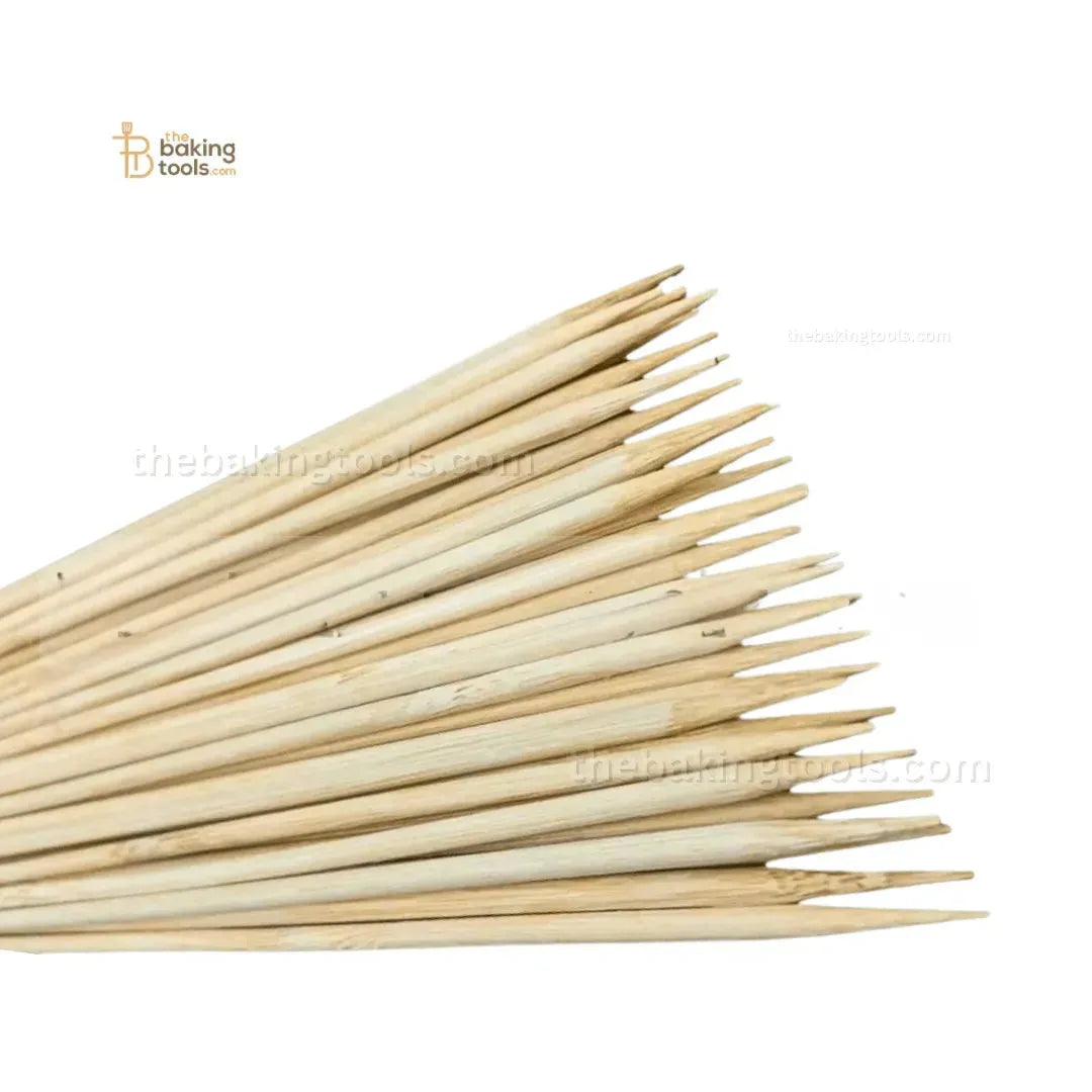 Barbeque BBQ Sticks 16 Inches Skewer Thick, Pack of 45 Stick