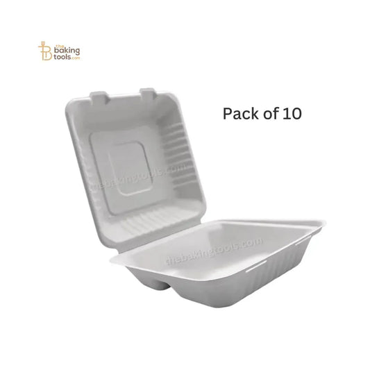 Bento Box | Burger Box - 6" x 6" (Pack of 10) | Bento Cake Box - thebakingtools.com