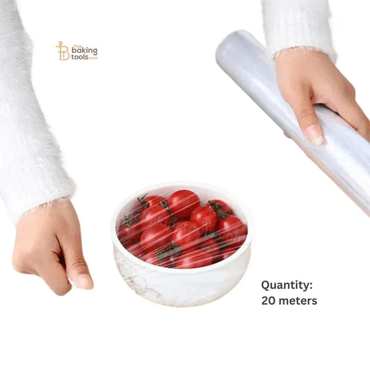 Double Diamond 20 Meter Cling Wrap Stretchable Plastic Wrap For Food Cling Film - thebakingtools.com