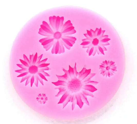Silicone Fondant Gum Paste Mould - Flower 02 - thebakingtools.com