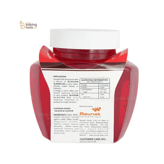 Strawberry Glaze Blossom Glazing Gel - 250 Gram - thebakingtools.com