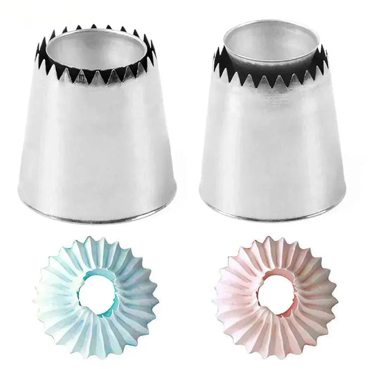 SULTAN NOZZLE-2 Pcs Set Extra Large/Sultan Premium Piping Nozzles - thebakingtools.com