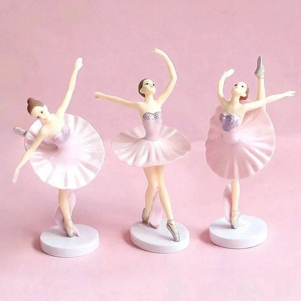 BESTOYARD 20-Piece Ballerina Girl Figurines – PVC Cake Toppers, Car Decor, Birthday Party Supplies