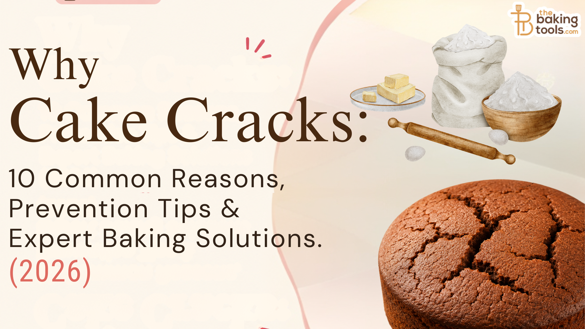Why Cake Cracks: 10 Common Reasons, Prevention Tips & Expert Baking Solutions (2026)