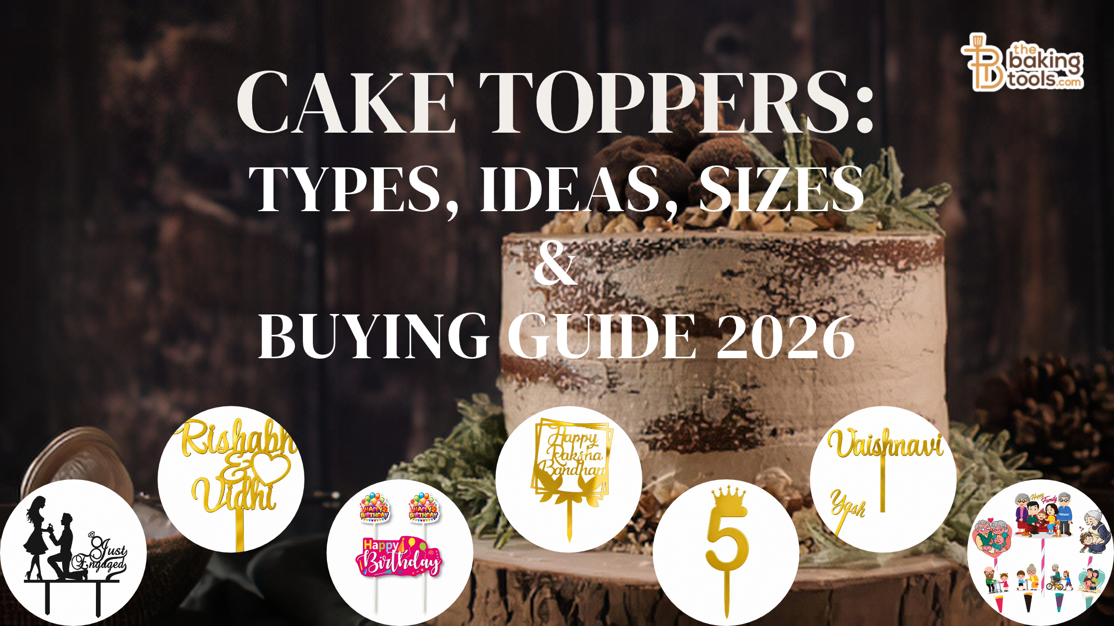 Cake Toppers: Types, Ideas, Sizes & Buying Guide 2026