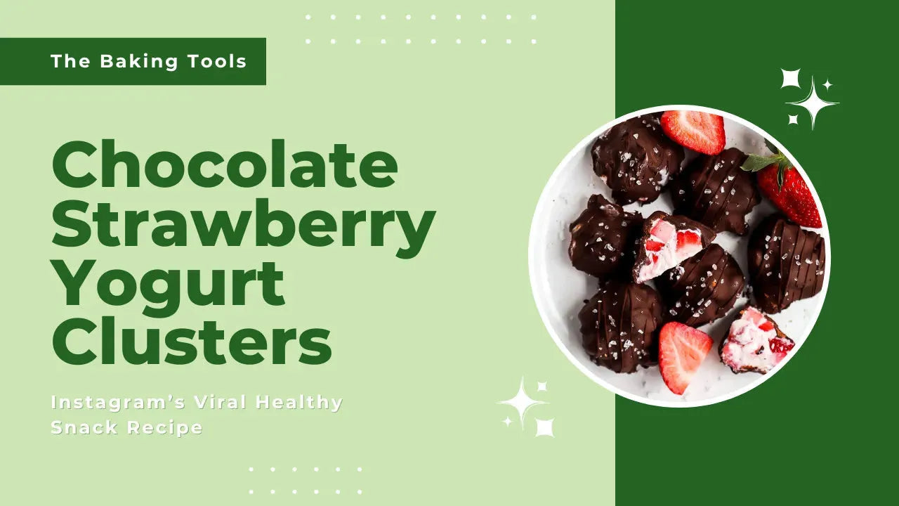 Viral Homemade Chocolate Strawberry Yogurt Clusters Recipe - thebakingtools.com