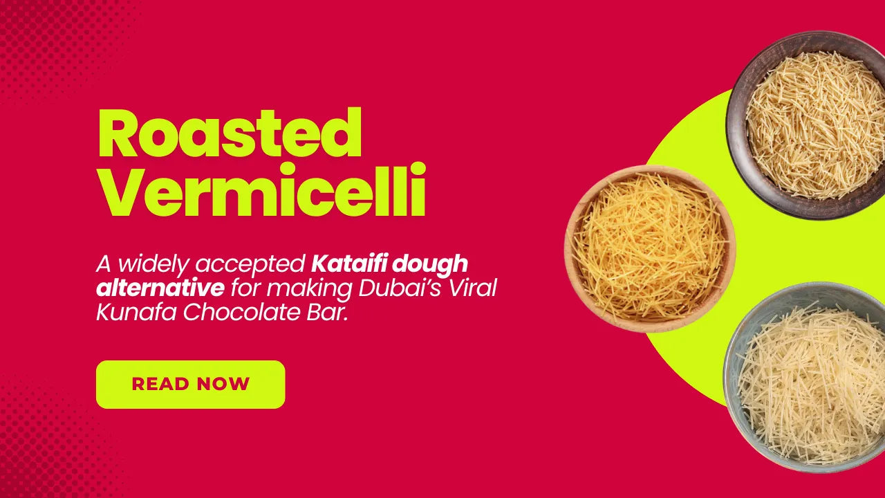 Alternative For Kataifi Dough: What Substitute Can You Use in Dubai's Kunafa Chocolate Recipe Blog Banner