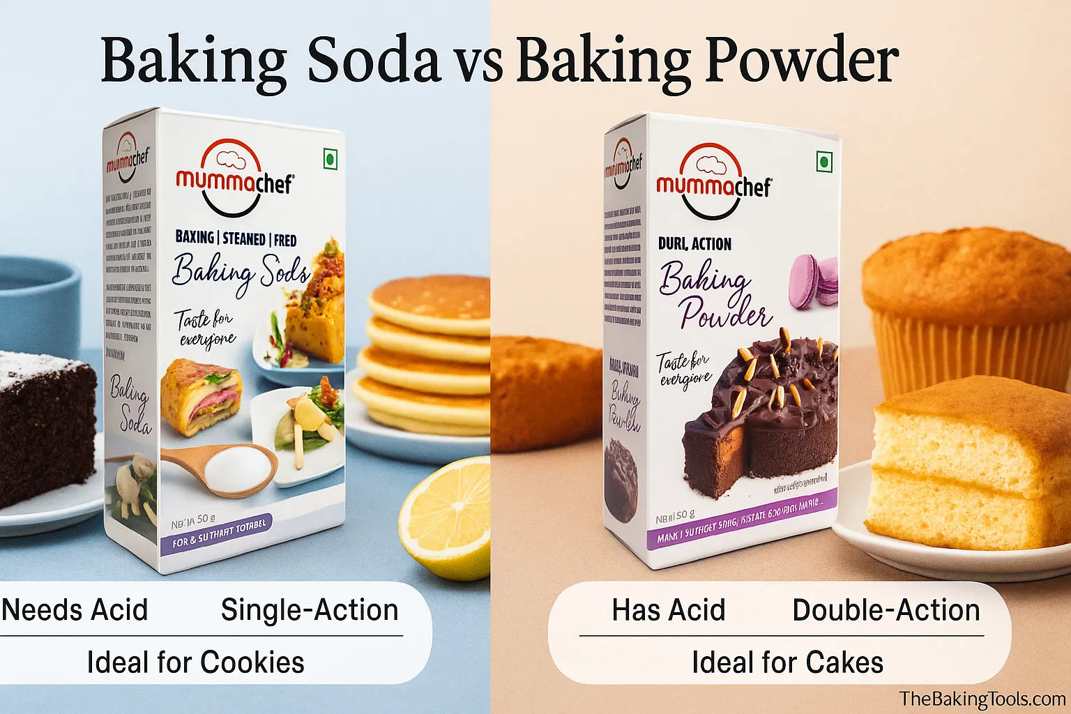 Are Baking Soda and Baking Powder the Same?