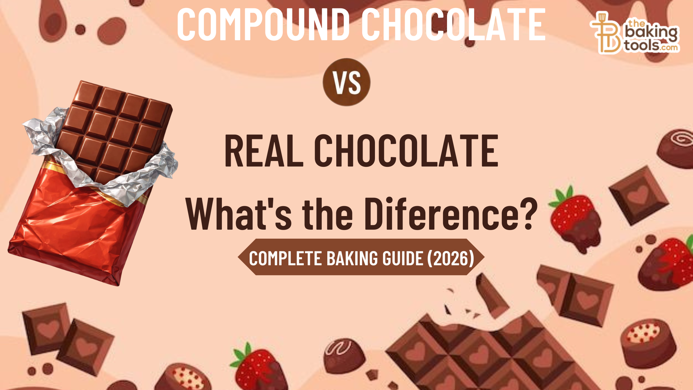 Compound Chocolate vs Real Chocolate: What's the Difference? Complete Baking Guide (2026)