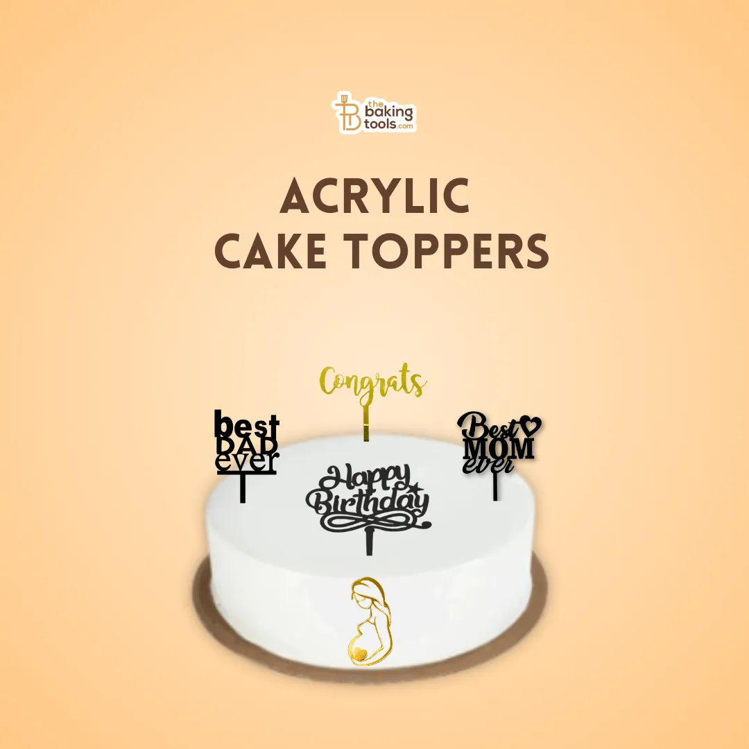 Acrylic Cake Toppers - thebakingtools.com