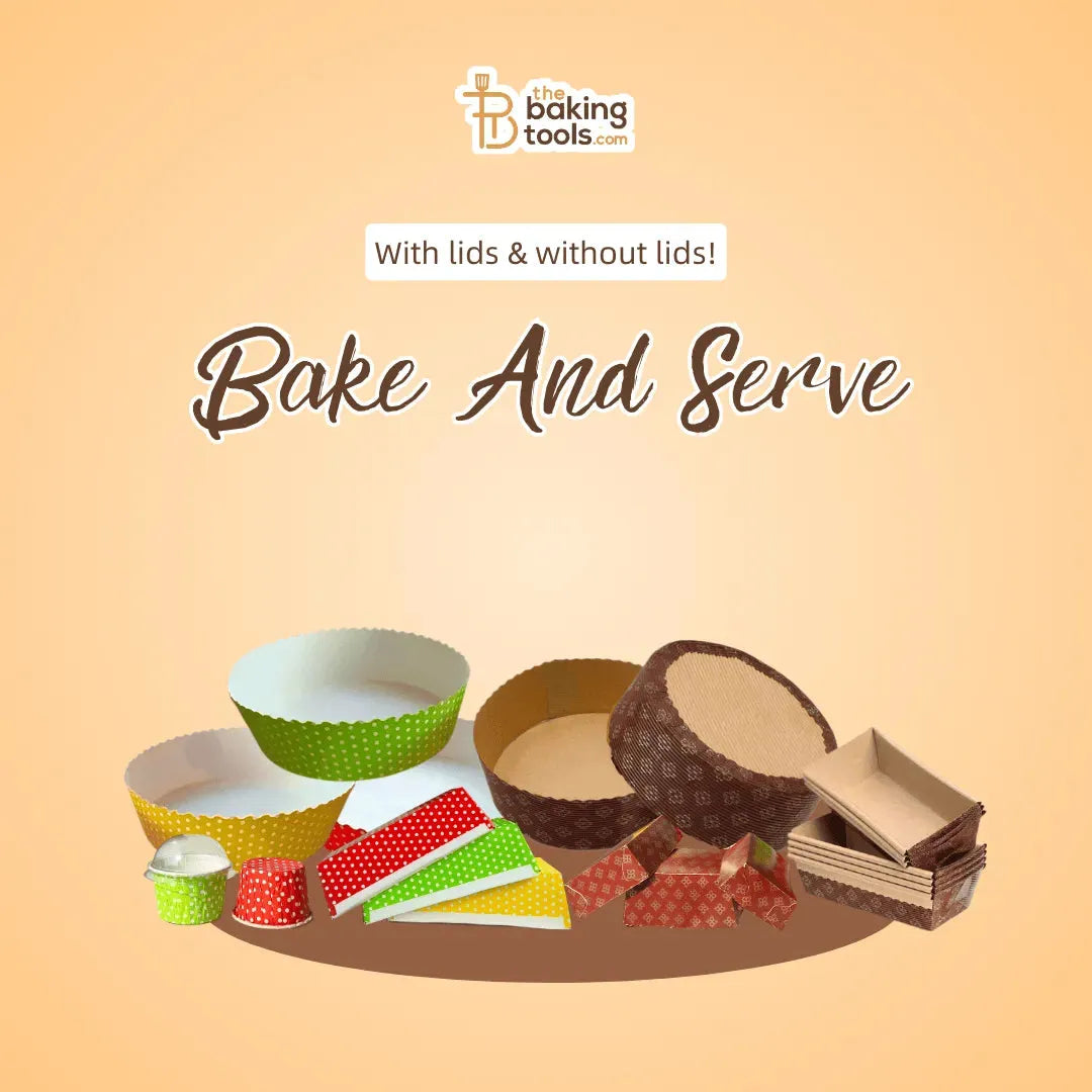 Bake And Serve Mould - With Lids & Without Lids - thebakingtools.com