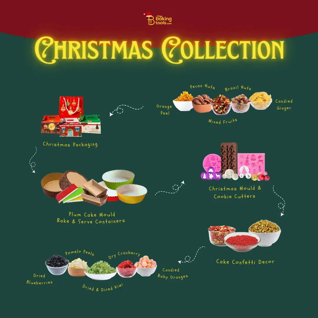 Christmas Cake Accessories - Christmas Baking Supplies Collection - thebakingtools.com