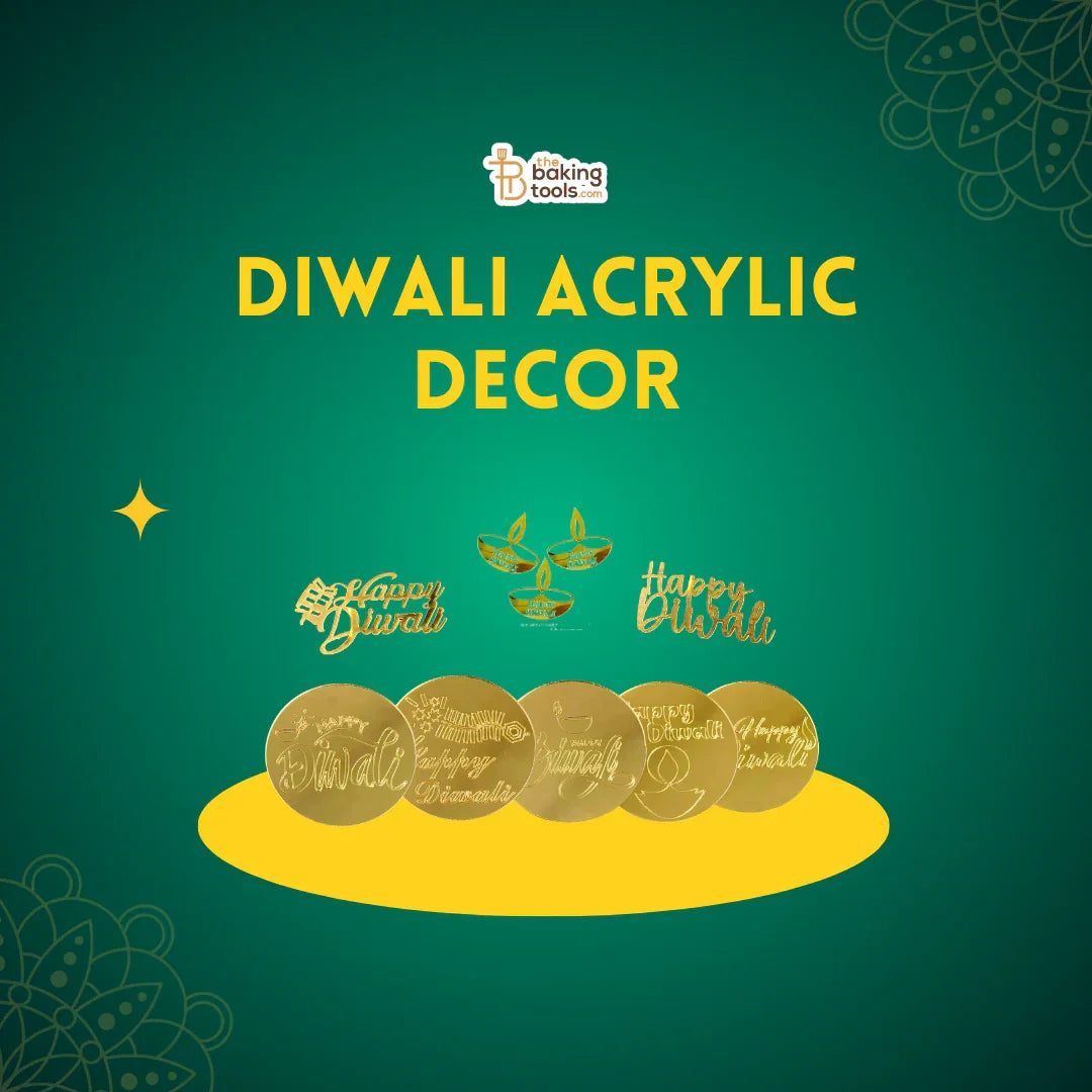 Diwali Acrylic Toppers | The Baking Tools