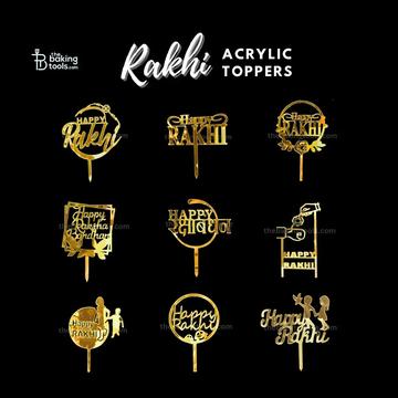 Rakhi Acrylic Toppers | Rakshabandhan Acrylic Toppers