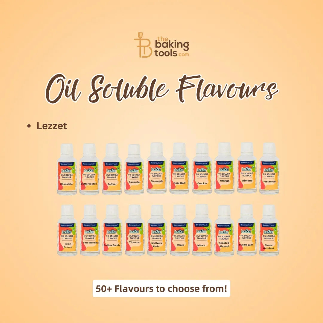 Lezzet Oil Soluble Flavours - thebakingtools.com