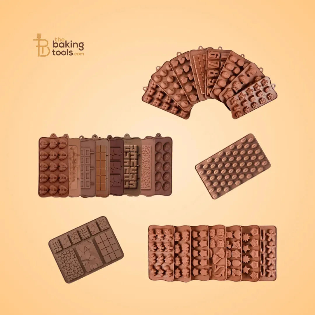 Silicone Chocolate Mould | Clay Molds | Candle Moulds - thebakingtools.com