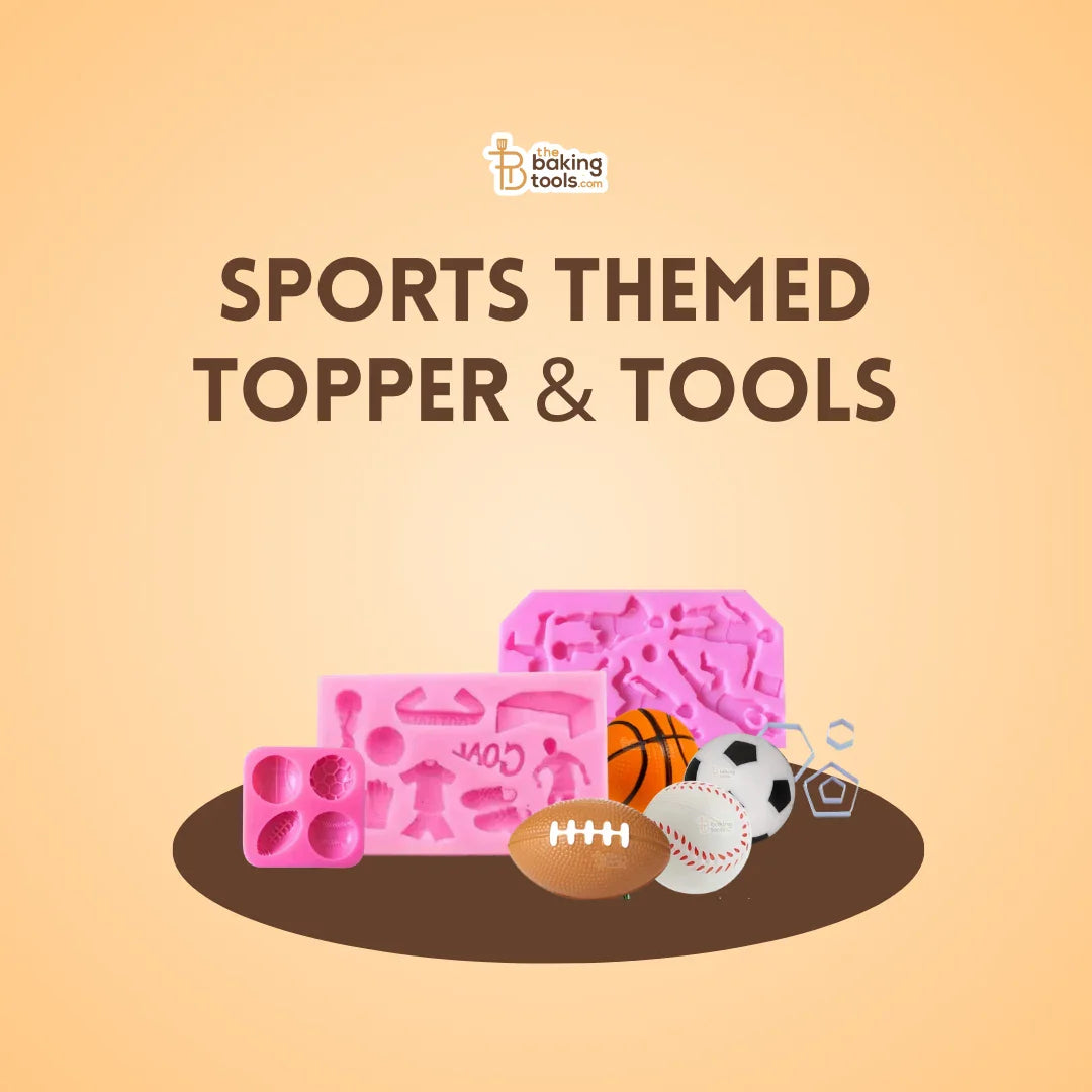 Sports Topper, Fondant Mould And Other Baking Accessories