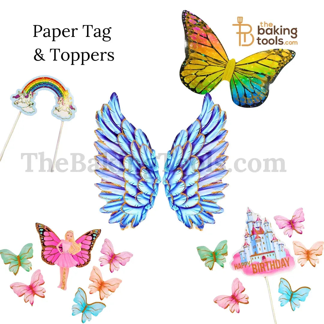 Paper Tags And Toppers - thebakingtools.com