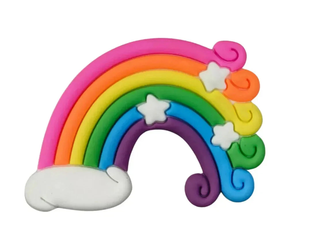 Mini Rainbow Topper made of SIlicon; Food Safe Cake Topper