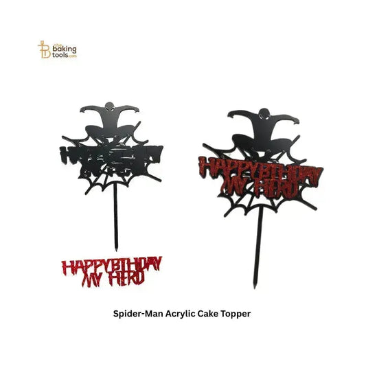 Spider-Man Acrylic Cake Topper - 1 Pc - thebakingtools.com