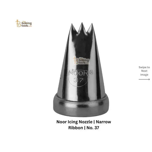 Noor Icing Nozzle | Ruffles Design | No. 37 | Small Tip - thebakingtools.com