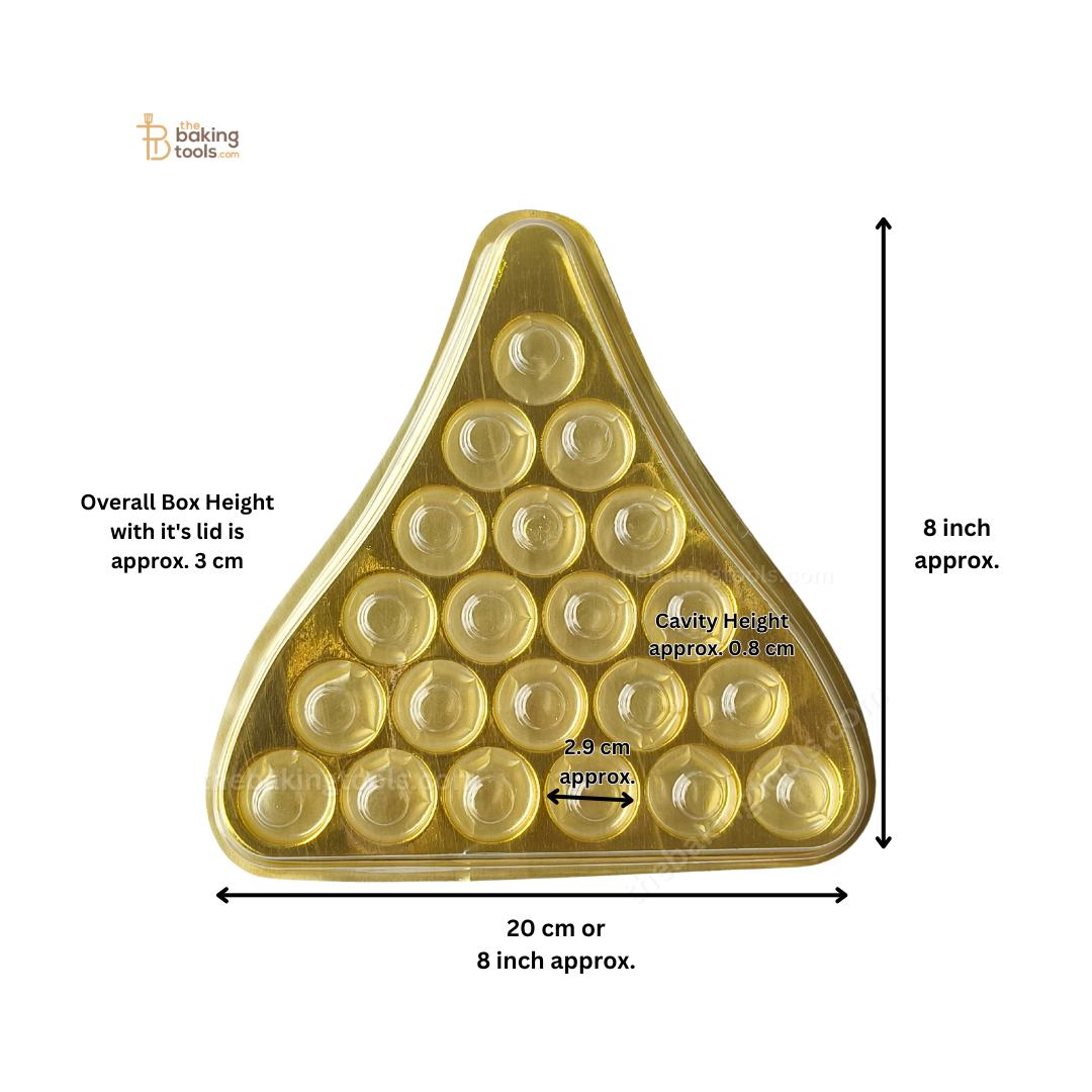 21 Cavity Modak Boxes Hamper With Golden Tray And Clear Transparent Lid (Pack of 5) _ the baking tools