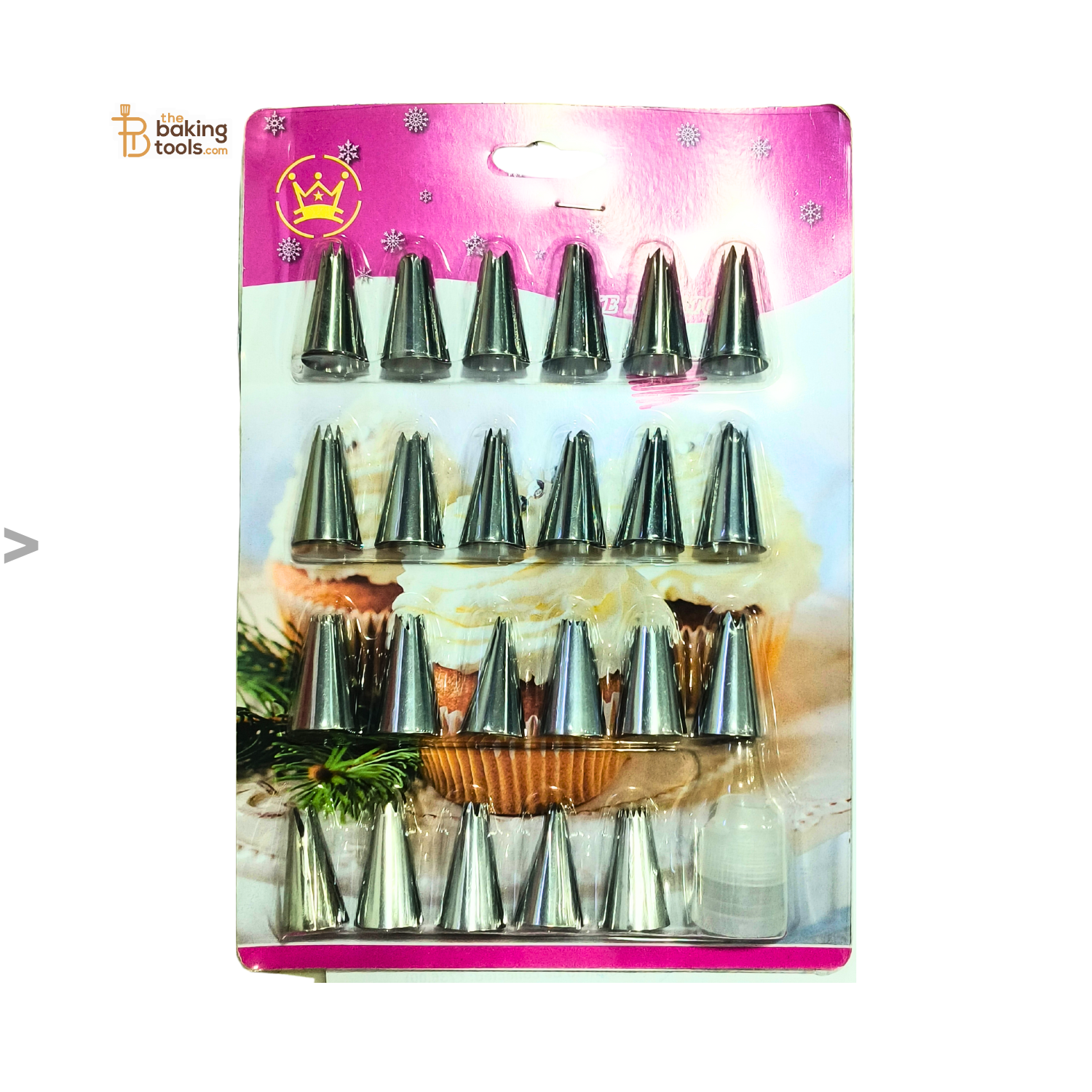 24-Pcs PIPING NOZZLE SET - CARD The Bakign Tools