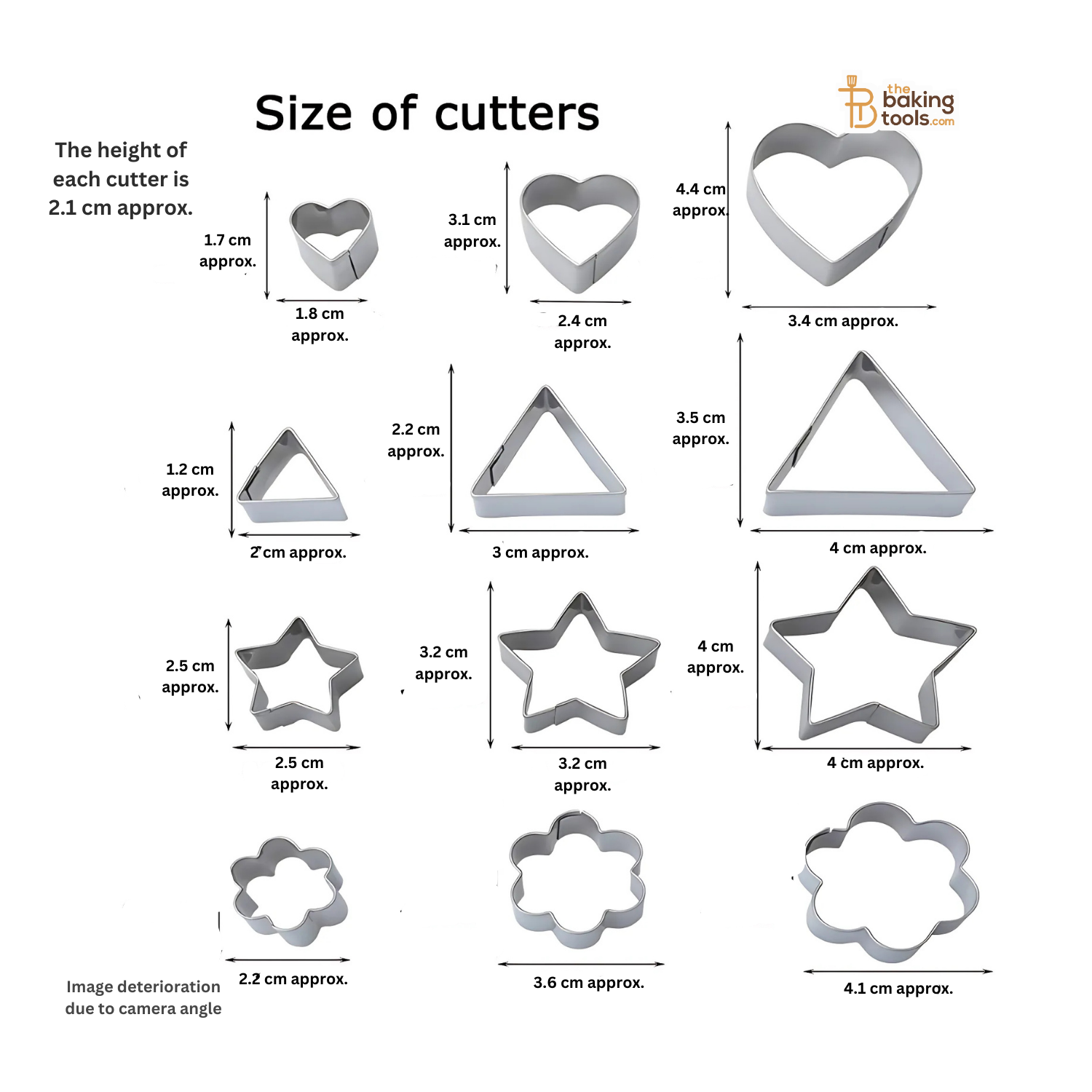 24 PCs Cookie Cutter_ the bakign tools