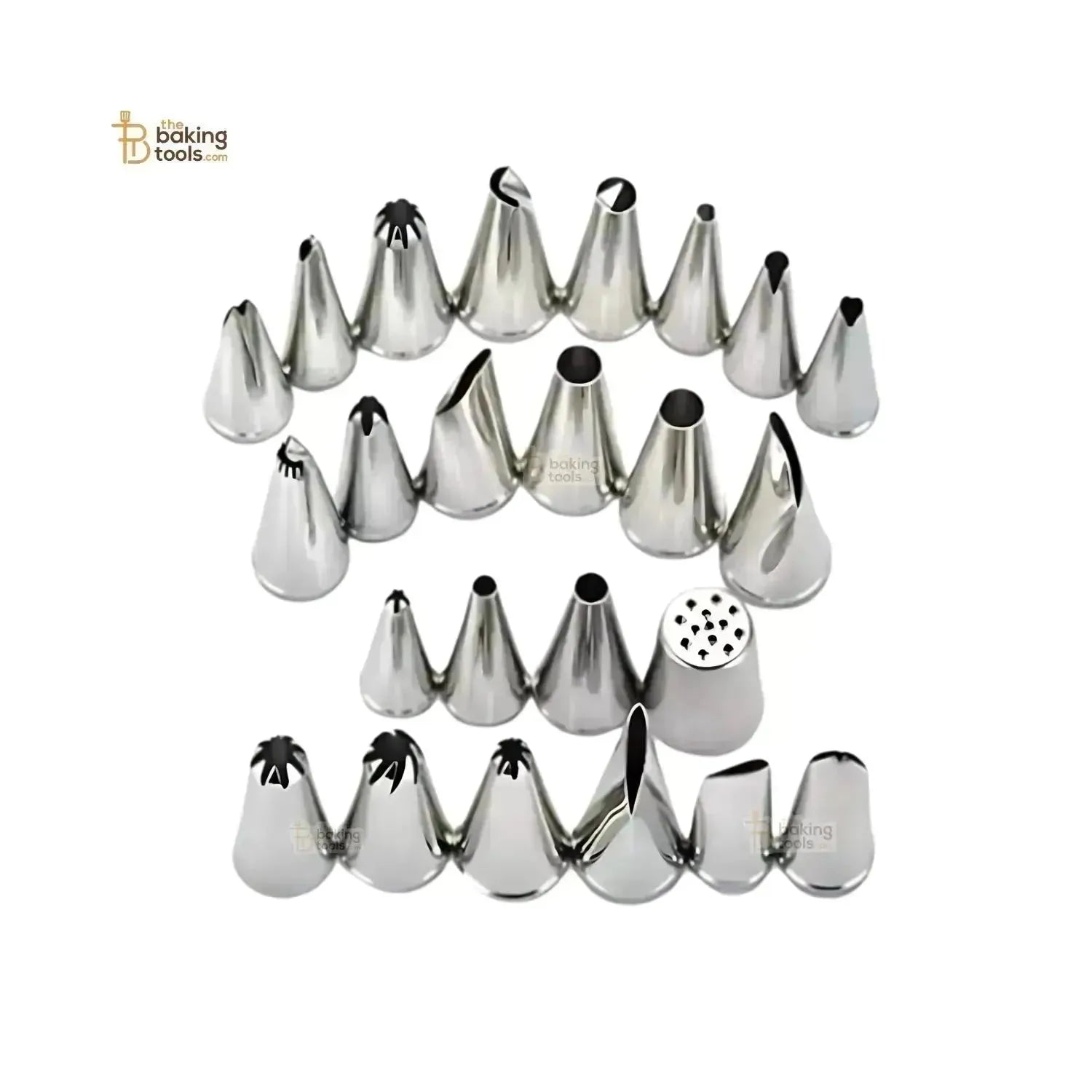 24 Pcs Nozzle Piping Cake Decorating Nozzle Set - Box - thebakingtools.com