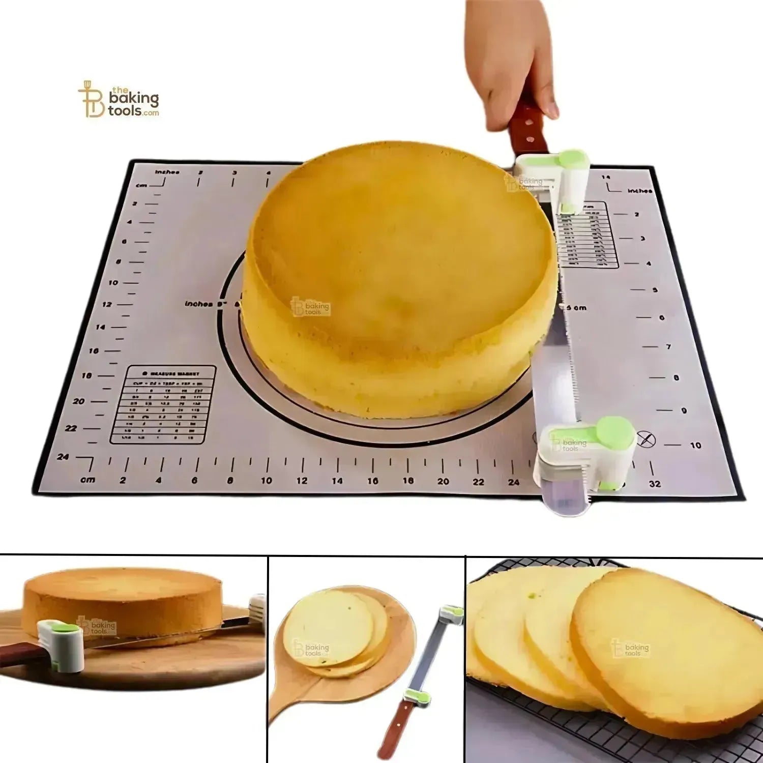 2 Pcs Knife Leveller For Cutting Cake Knife Lever Adjuster, Cake Slicer - thebakingtools.com