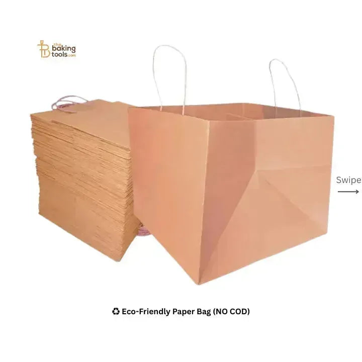 ♻️ Hamper Paper Bag – Beige Color - thebakingtools.com