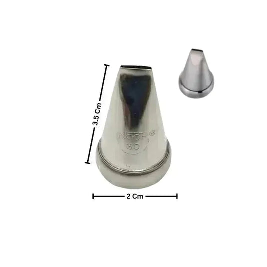 Noor Icing Nozzle | Narrow Ribbon | No. 30 | Small Tip - thebakingtools.com