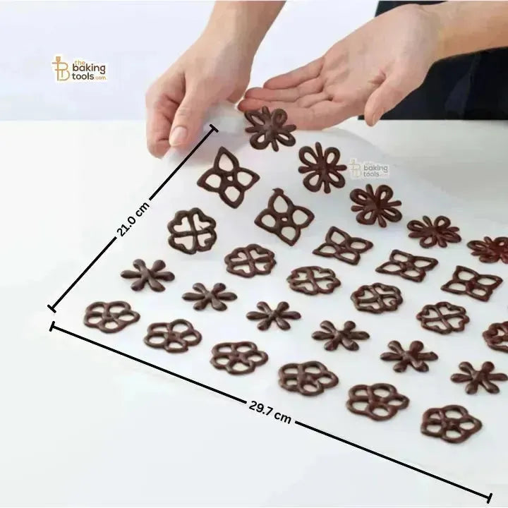 OHP Transparent Garnishing Sheet (100 Microns) - Pack Of 20 - thebakingtools.com