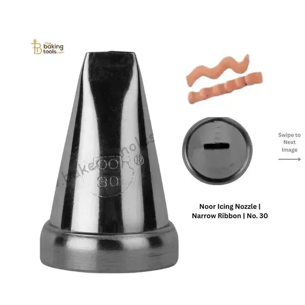 Noor Icing Nozzle | Narrow Ribbon | No. 30 | Small Tip