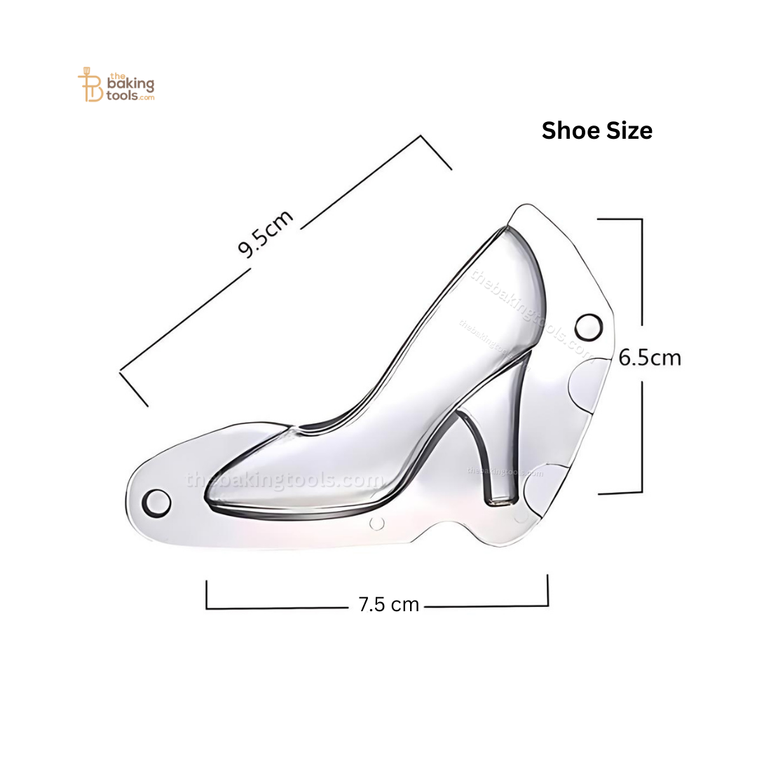 3D Polycarbonate Shoe Shape Chocolate Mould _ the baking tools