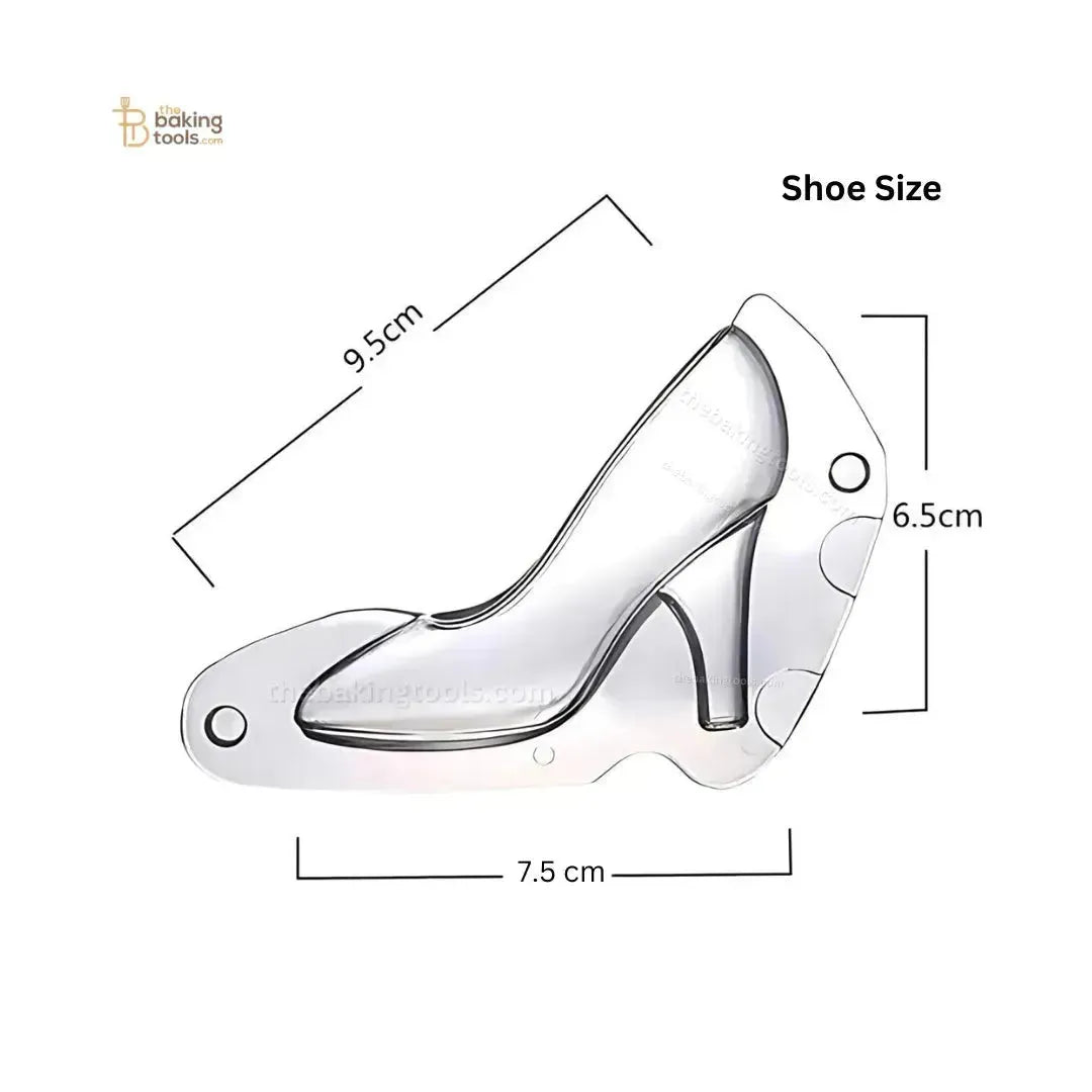 3D Polycarbonate Pump High Heels Sandal Shape Chocolate Mould - thebakingtools.com