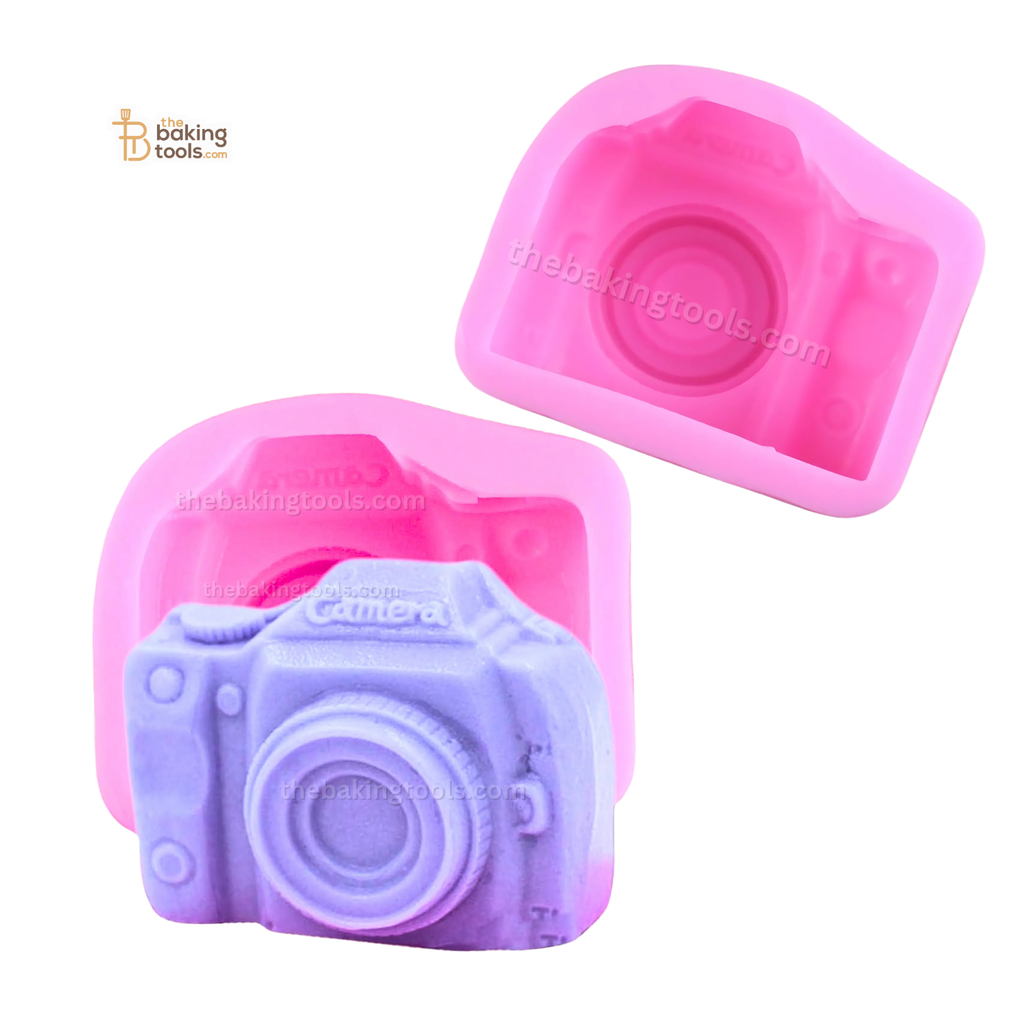 3D DSLR Camera Silicone Fondant Gum Paste Moulds - thebakingtools.com