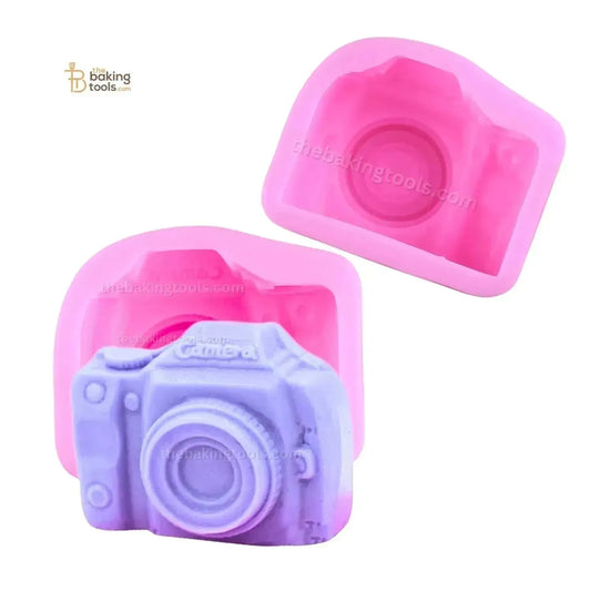 3D Camera Silicone Fondant Gum Paste Mould - thebakingtools.com