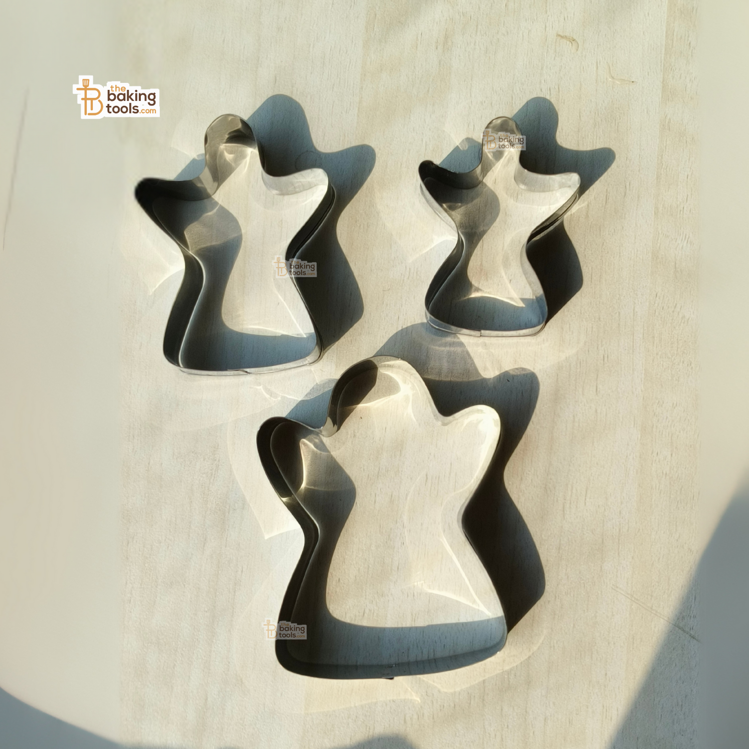 3 Pieces Gingerbread Cookie Cutter Christmas Ginger Bread Man Biscuit Cutter Set _ The Baking Tools