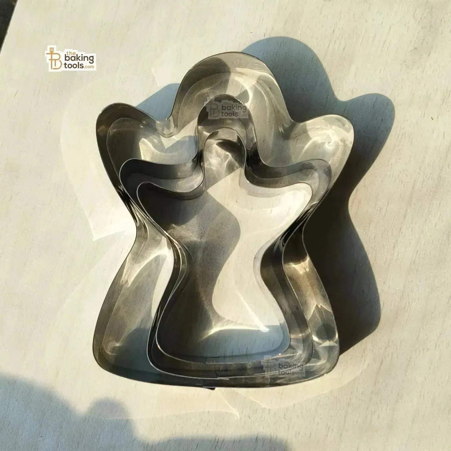 3 Pieces Gingerbread Cookie Cutter Christmas Ginger Bread Man Biscuit Cutter Set - thebakingtools.com