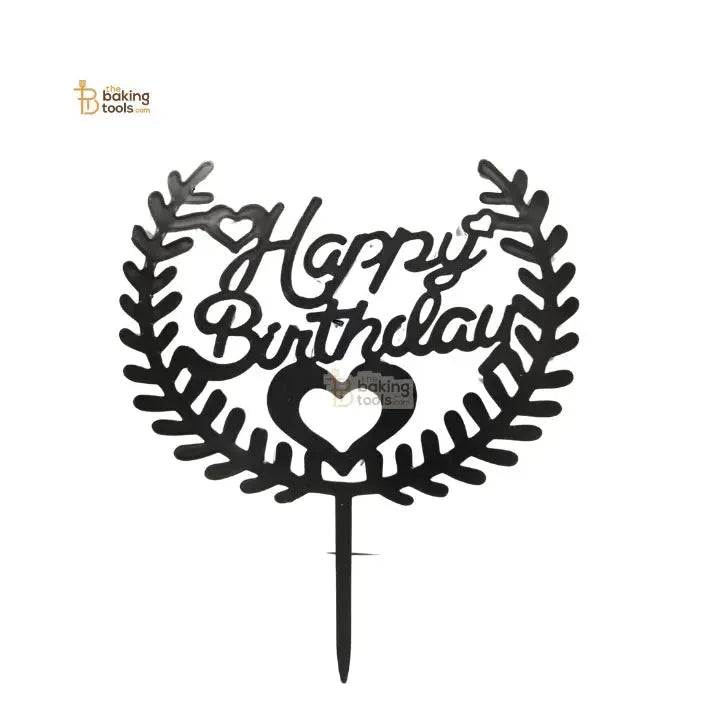 Birthday Acrylic Cake Topper - 001 | Premium Decoration - thebakingtools.com