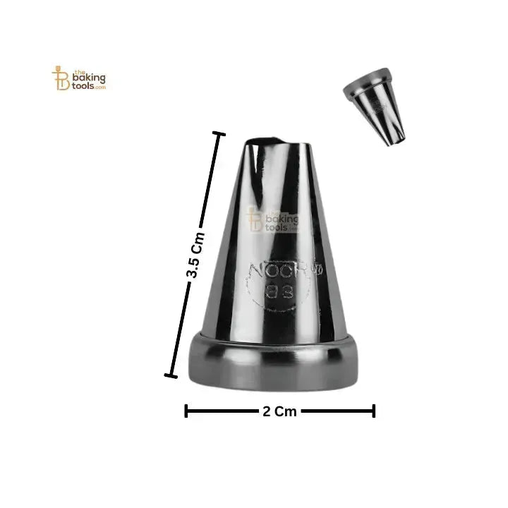 Noor Icing Nozzle | Scroll Design | No. 33 | Small Tip - thebakingtools.com