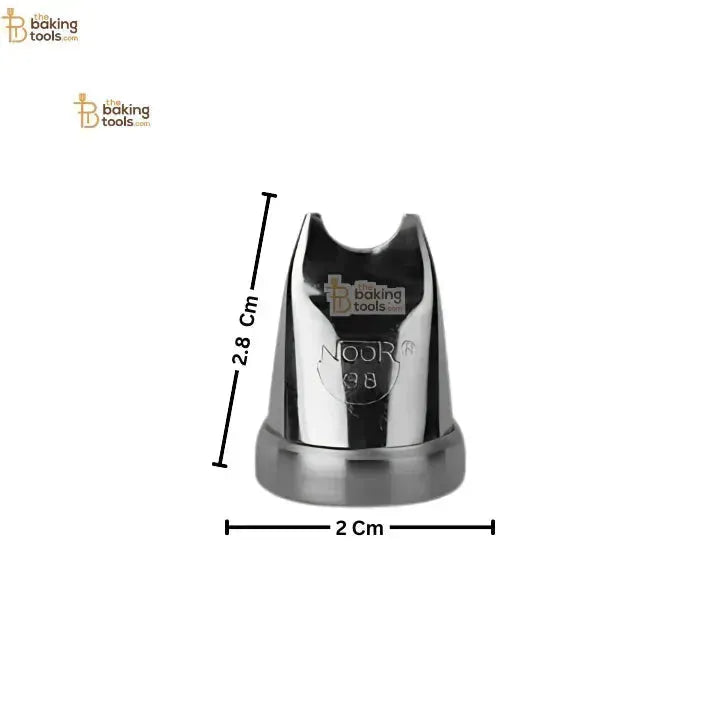 Noor Icing Nozzle | raised band Design | No. 38| Small Tip - thebakingtools.com