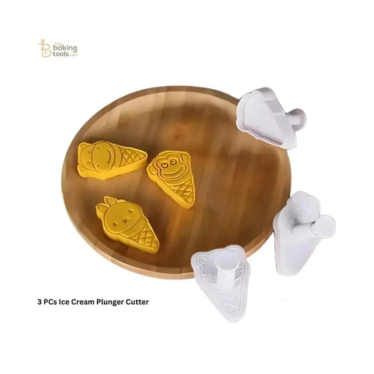 3 PCs Ice Cream Plunger Cutter - thebakingtools.com