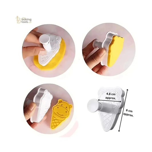 3 PCs Ice Cream Plunger Cutter - thebakingtools.com