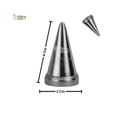 Noor Icing Nozzle | Fine Leaf -Fern Design | No. 47 | Small Tip - thebakingtools.com