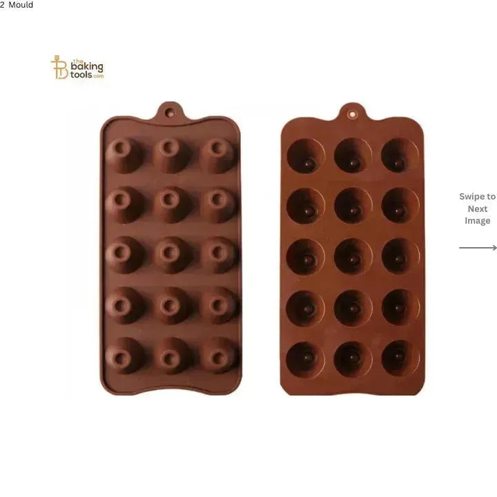 Rose, Heart & Gift Shape Silicone Chocolate Mould - thebakingtools.com