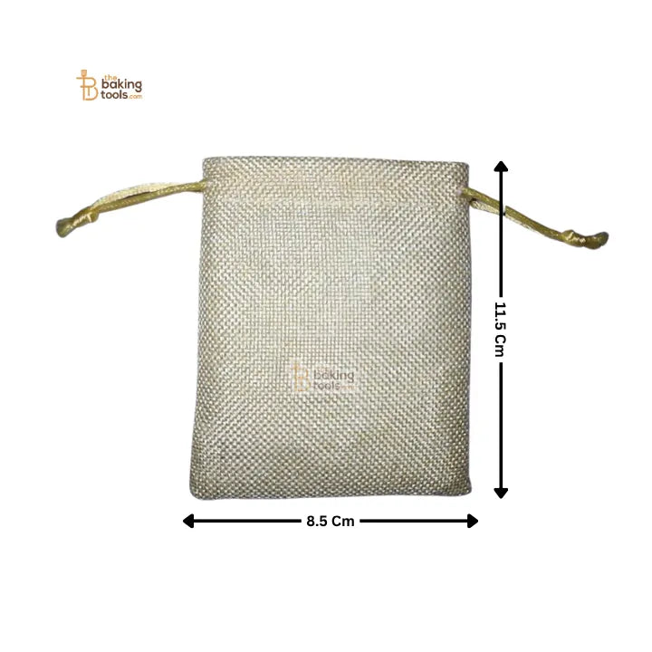 Jute Potli Bags – Pack of 10 | Eco-Friendly Gift | Various Sizes.