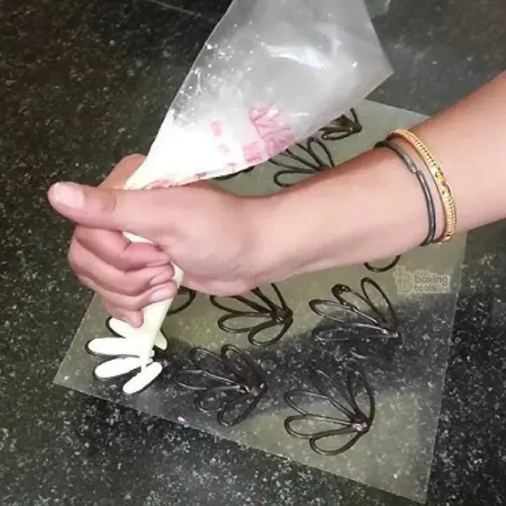 OHP Transparent Garnishing Sheet (100 Microns) - Pack Of 20 - thebakingtools.com