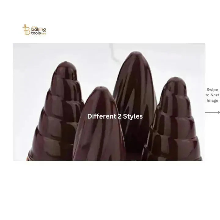 4 Cavity Cone Shape Popsicle Kulfi Ice Cream Maker Mould - thebakingtools.com